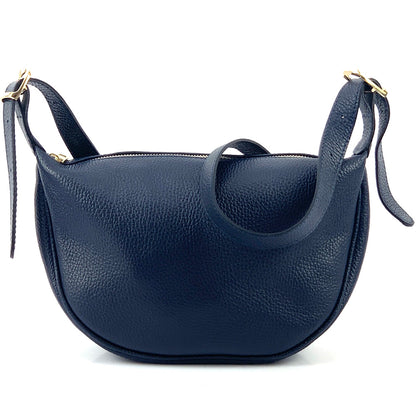 Emmaline Small Hobo leather bag - Made In Italy
