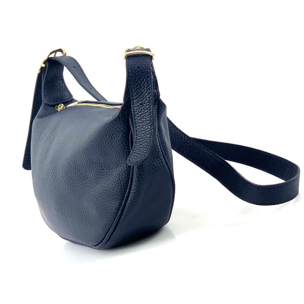 Emmaline Small Hobo leather bag - Made In Italy