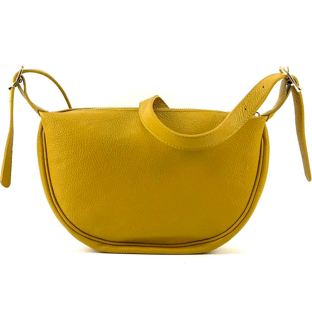 Emmaline Small Hobo leather bag - Made In Italy