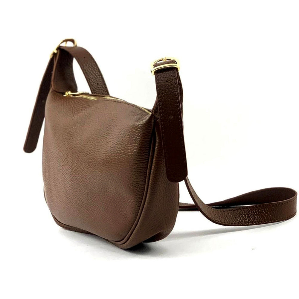Emmaline Small Hobo leather bag - Made In Italy
