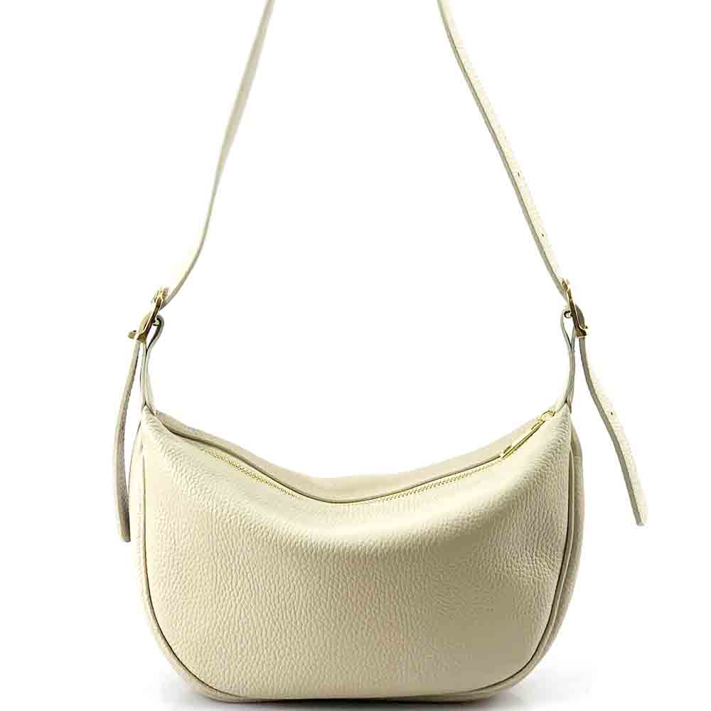 Emmaline Small Hobo leather bag - Made In Italy