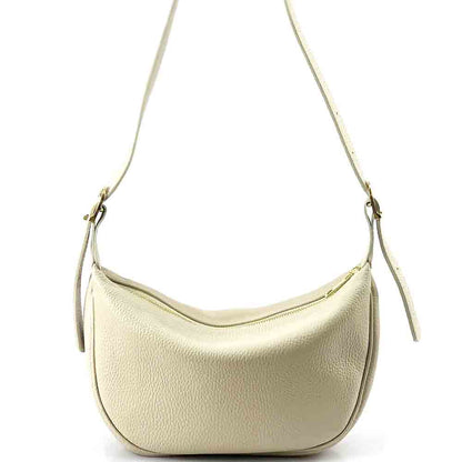 Emmaline Small Hobo leather bag - Made In Italy