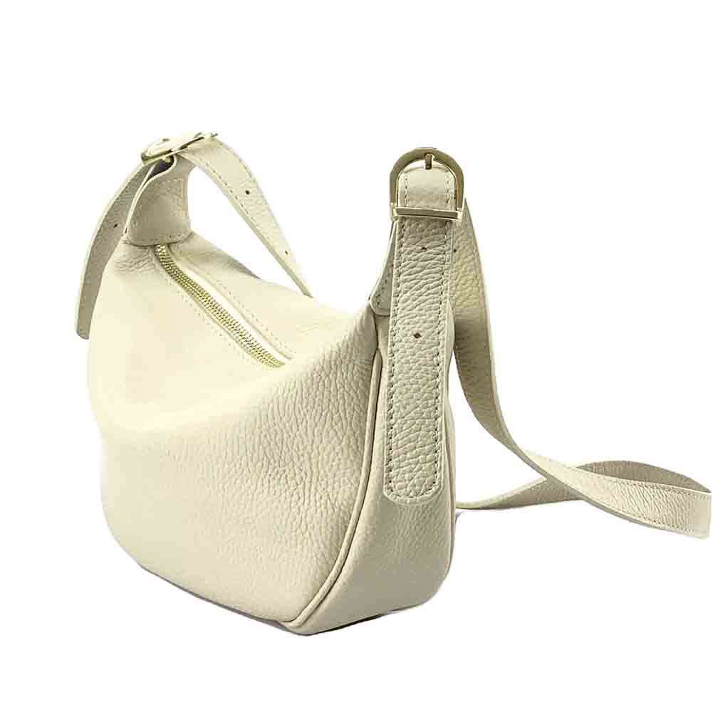 Emmaline Small Hobo leather bag - Made In Italy