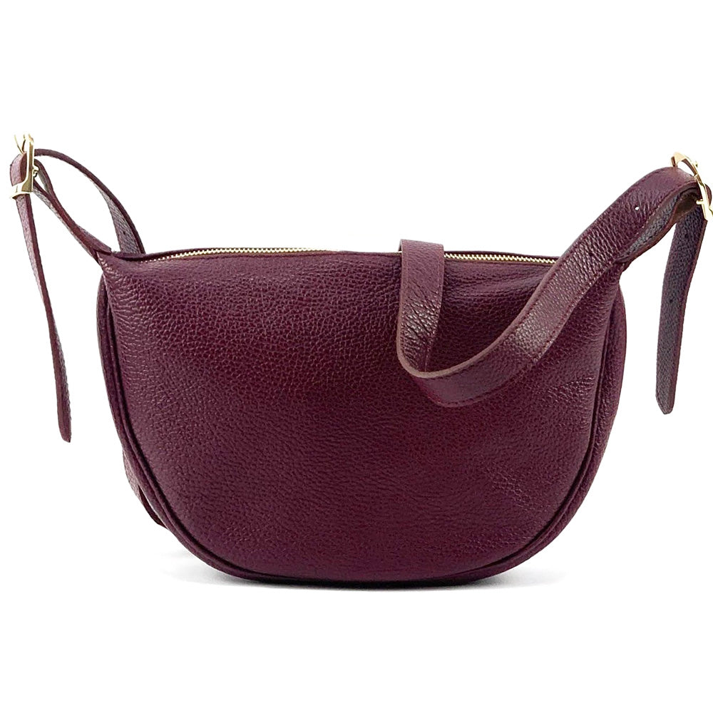 Emmaline Small Hobo leather bag - Made In Italy