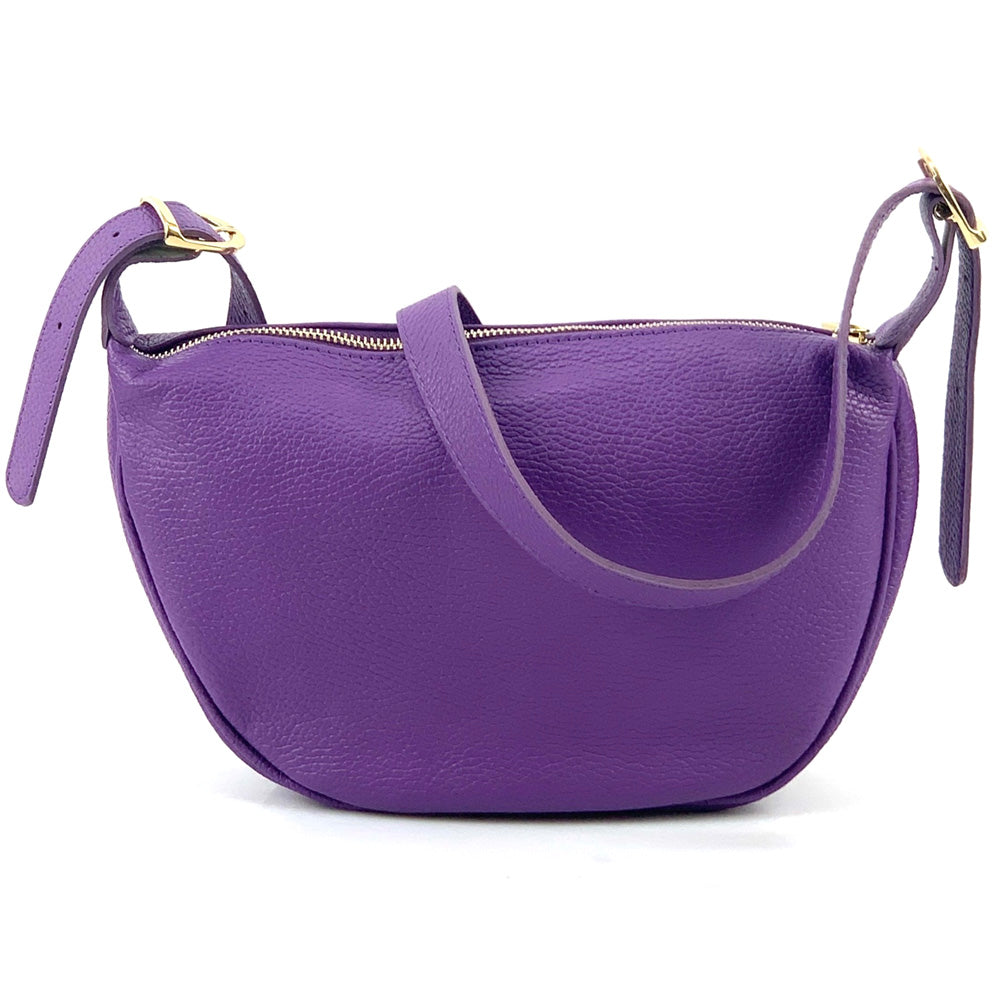 Emmaline Small Hobo leather bag - Made In Italy