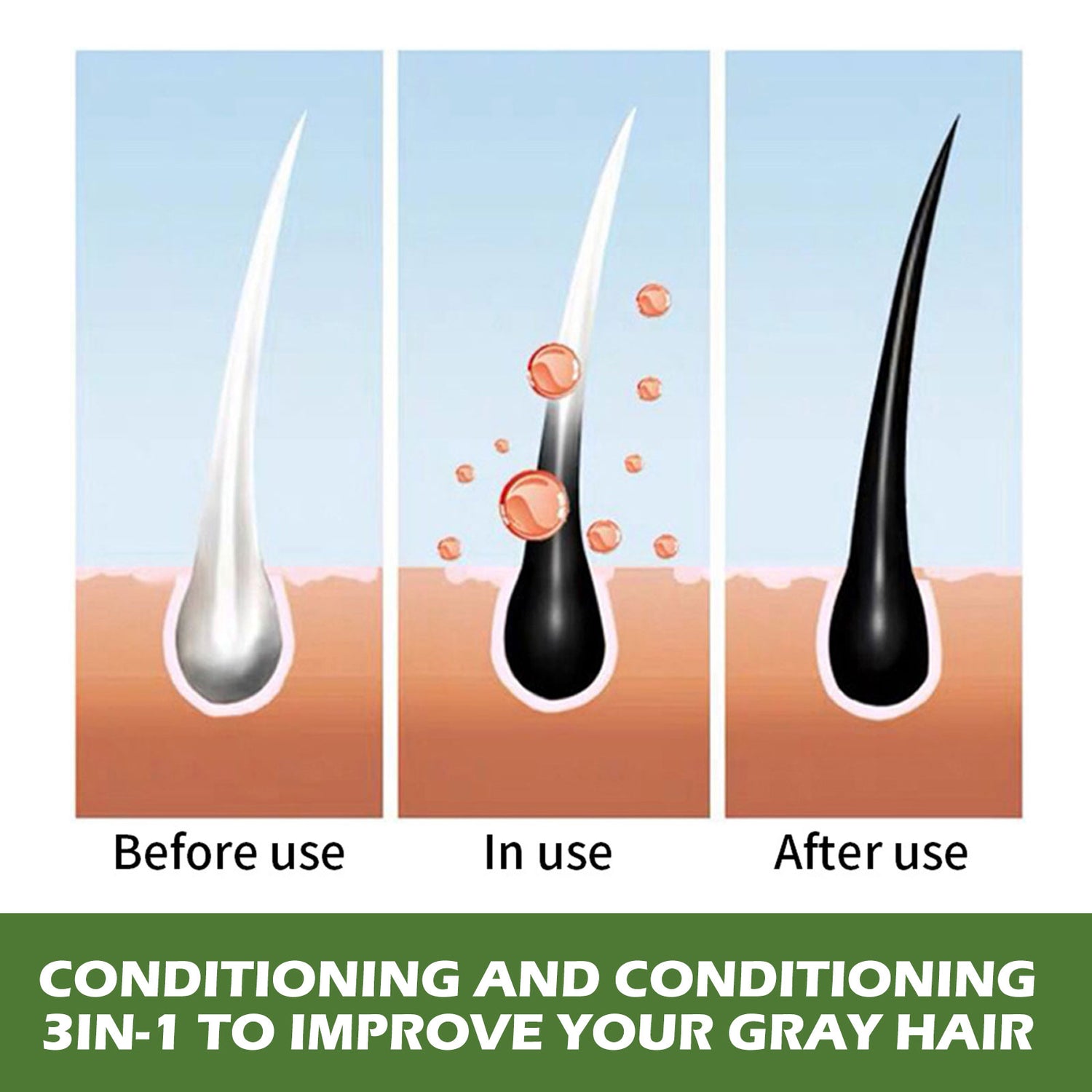 Plant Bubble Hair Natural Black Hair Dark Hair Hair Care Easy Color Lasting Mild Not Irritating