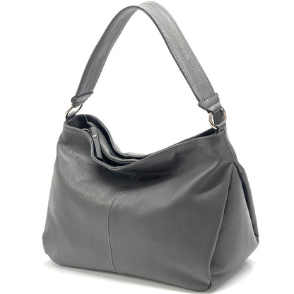 Concetta Leather Shoulder Bag