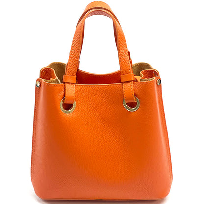 Eleonora leather shoulder bag - Made In Italy