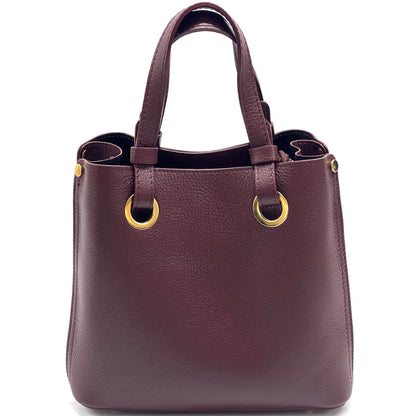 Eleonora leather shoulder bag - Made In Italy