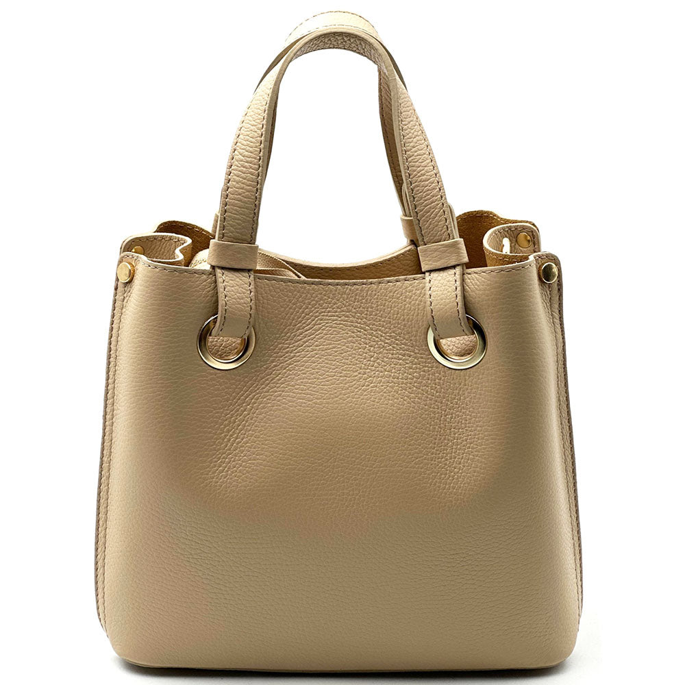 Eleonora leather shoulder bag - Made In Italy