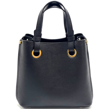Eleonora leather shoulder bag - Made In Italy