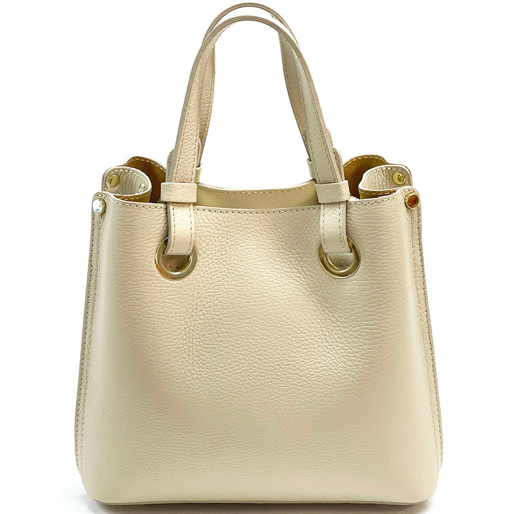 Eleonora leather shoulder bag - Made In Italy