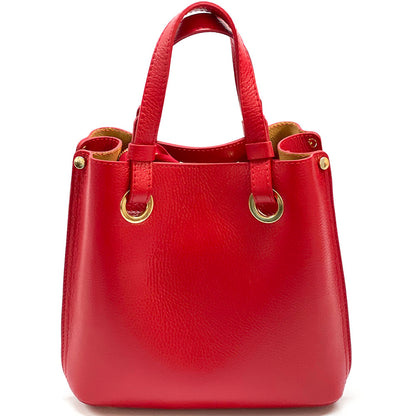 Eleonora leather shoulder bag - Made In Italy