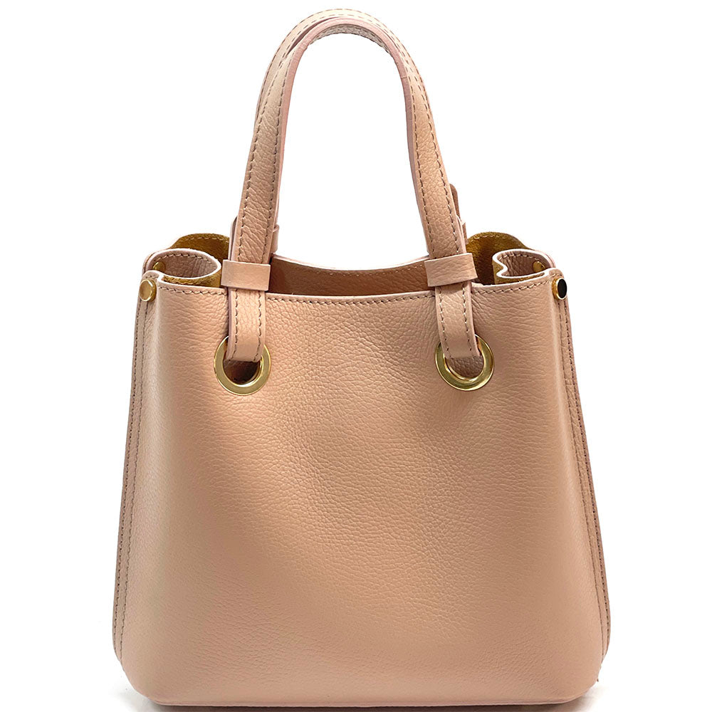 Eleonora leather shoulder bag - Made In Italy