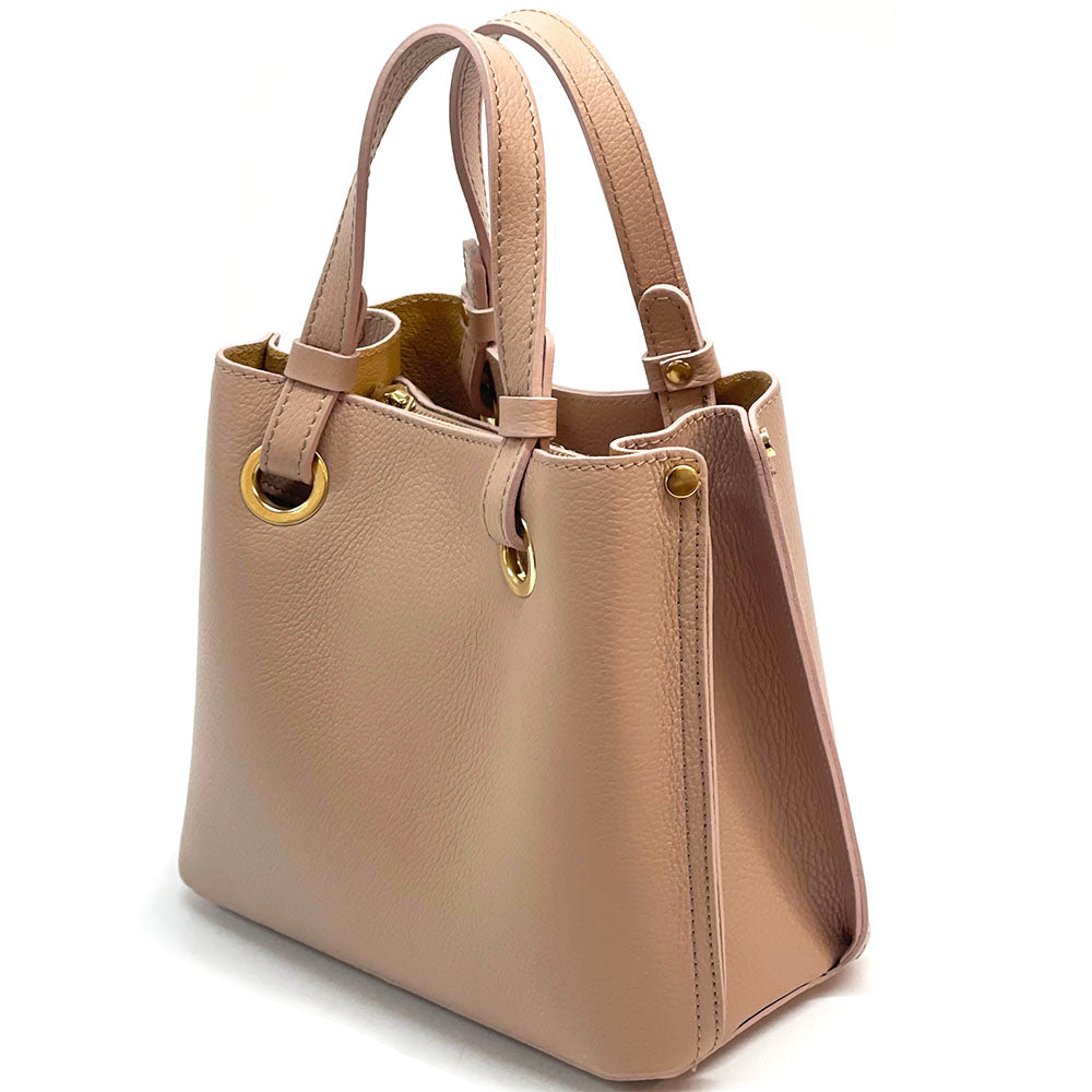 Eleonora leather shoulder bag - Made In Italy