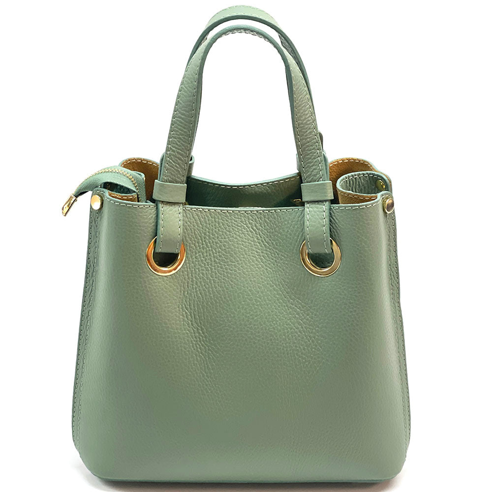 Eleonora leather shoulder bag - Made In Italy
