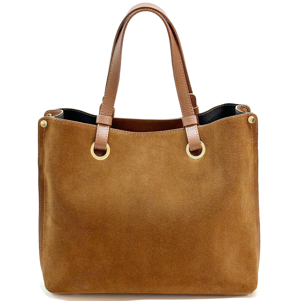 Aurelia Leather Tote Bag - Made In Italy