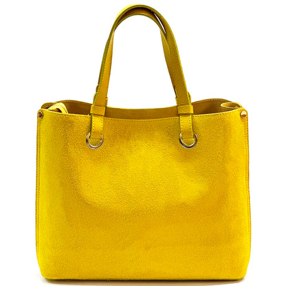 Aurelia Leather Tote Bag - Made In Italy