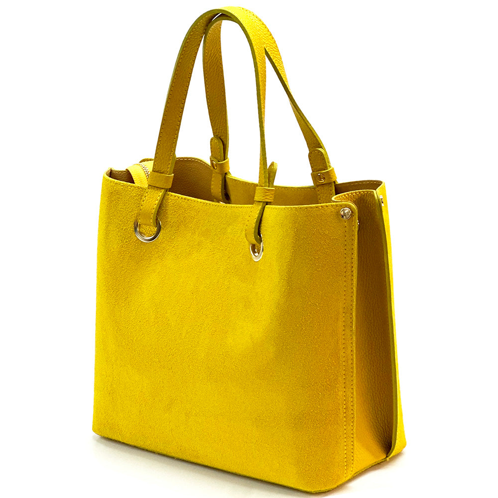 Aurelia Leather Tote Bag - Made In Italy