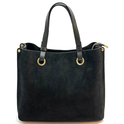 Aurelia Leather Tote Bag - Made In Italy