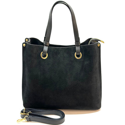Aurelia Leather Tote Bag - Made In Italy