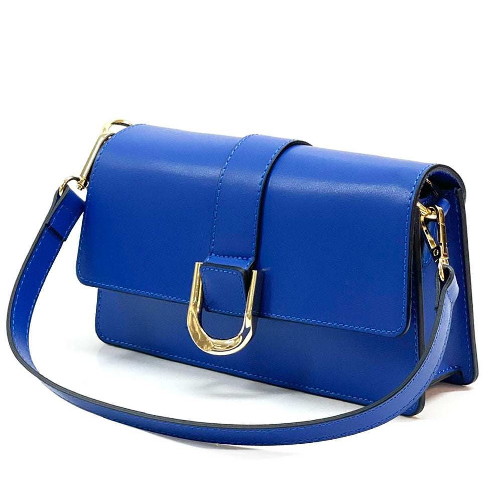 Maia cow Leather shoulder bag - Made In Italy
