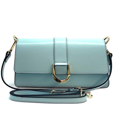 Maia cow Leather shoulder bag - Made In Italy