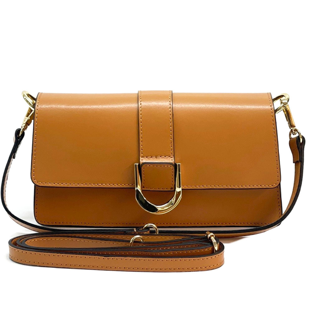 Maia cow Leather shoulder bag - Made In Italy