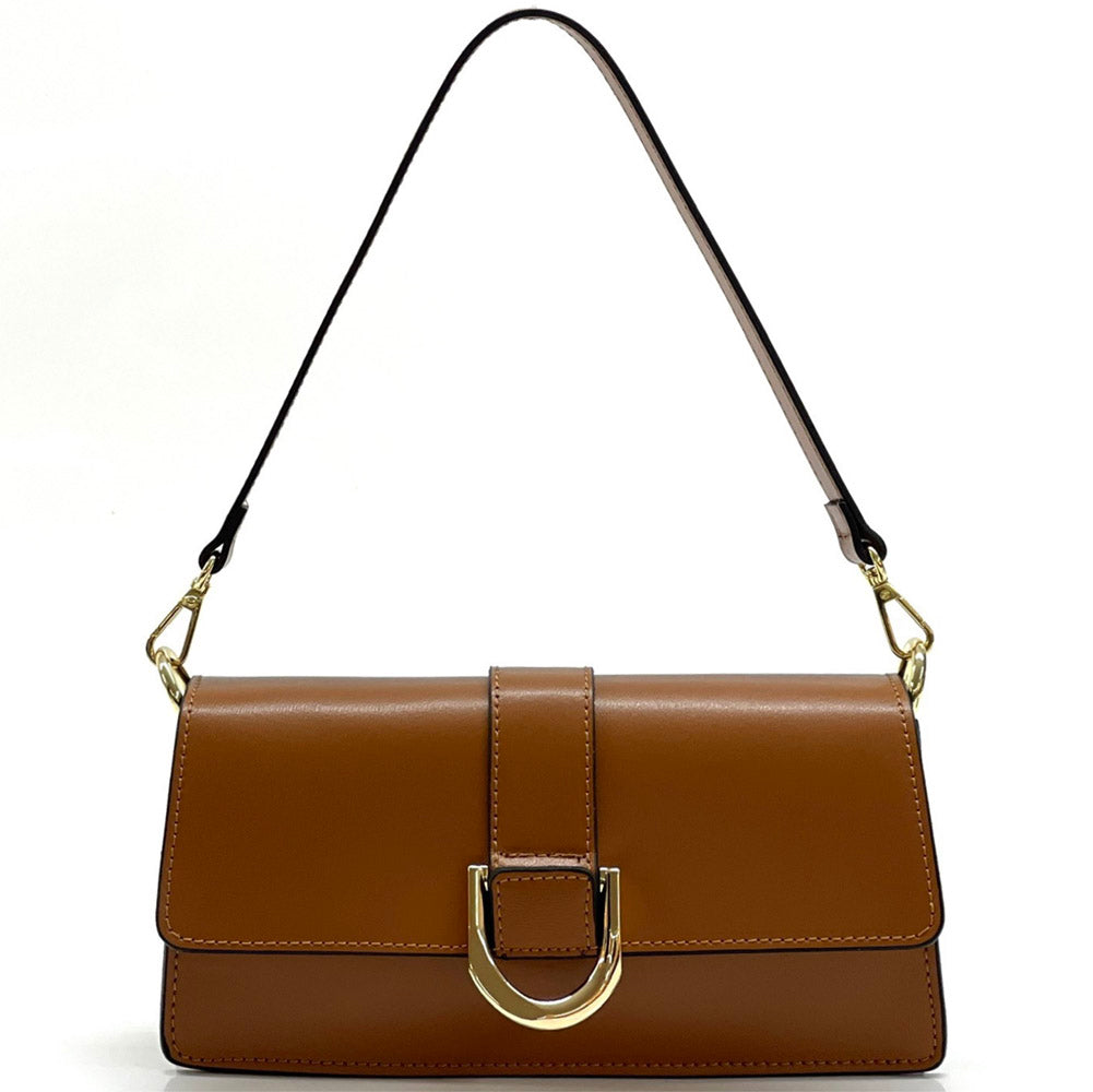 Maia cow Leather shoulder bag - Made In Italy