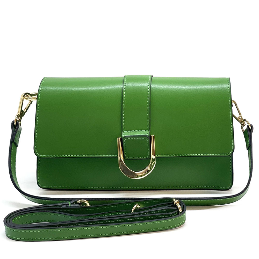 Maia cow Leather shoulder bag - Made In Italy