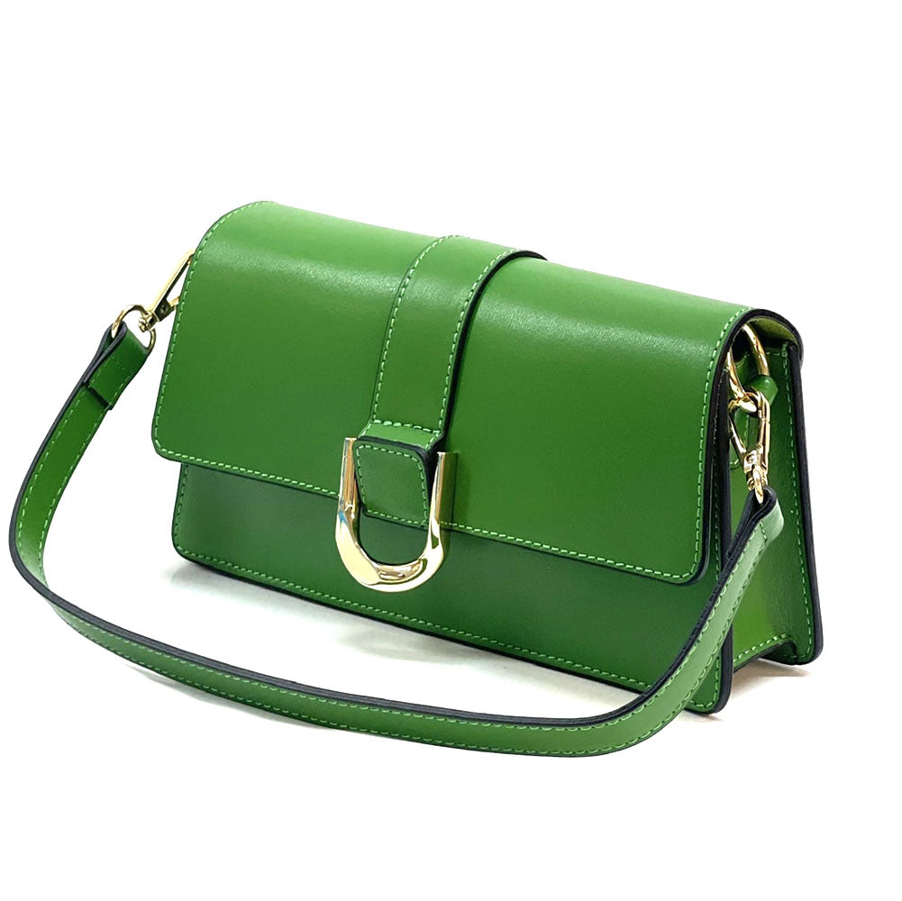 Maia cow Leather shoulder bag - Made In Italy