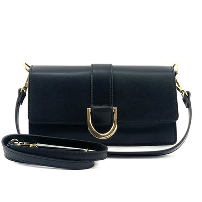 Maia cow Leather shoulder bag - Made In Italy