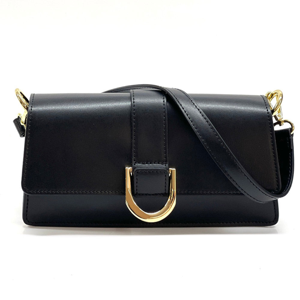 Maia cow Leather shoulder bag - Made In Italy