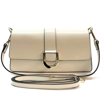 Maia cow Leather shoulder bag - Made In Italy