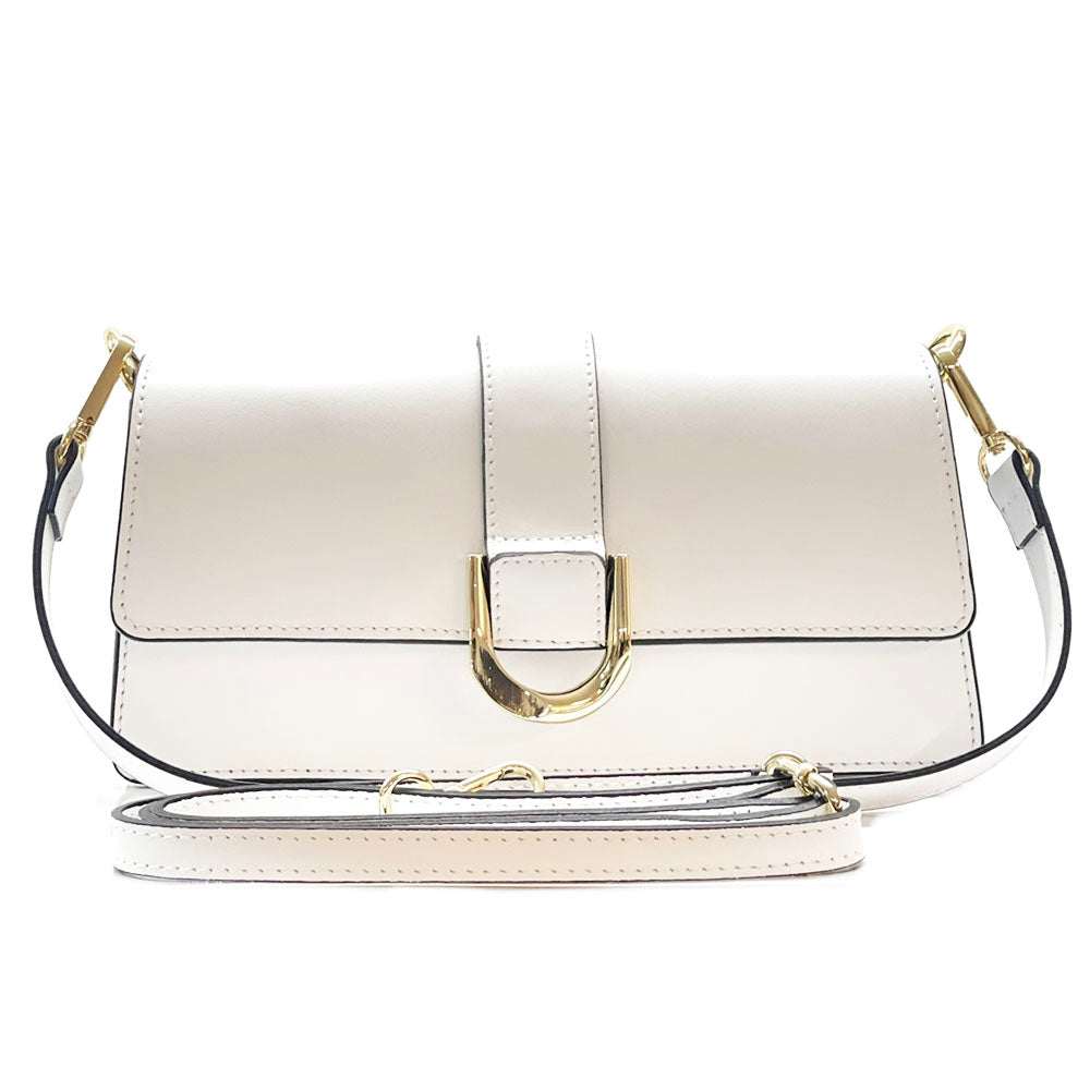 Maia cow Leather shoulder bag - Made In Italy
