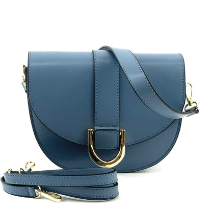 Diana leather Cross-body bag - Made In Italy