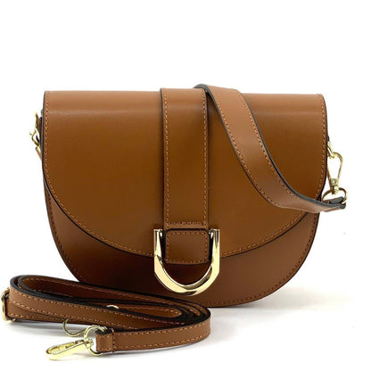 Diana leather Cross-body bag - Made In Italy