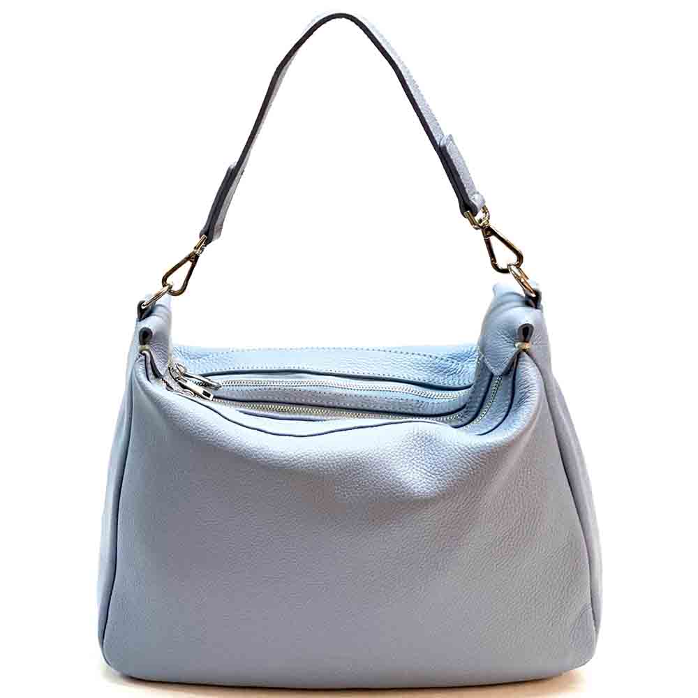 Assunta leather shoulder bag - Made In Italy
