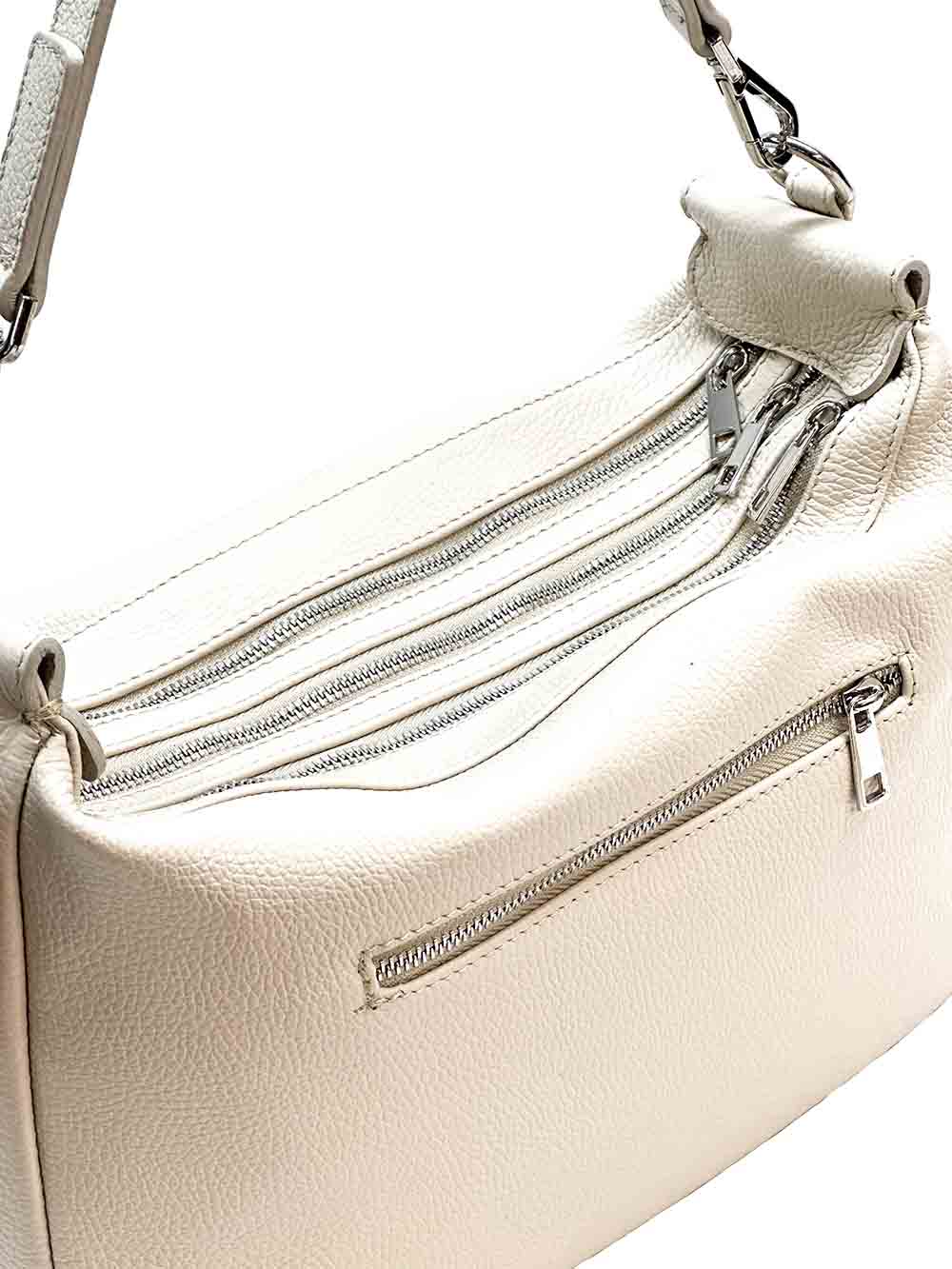 Assunta leather shoulder bag - Made In Italy
