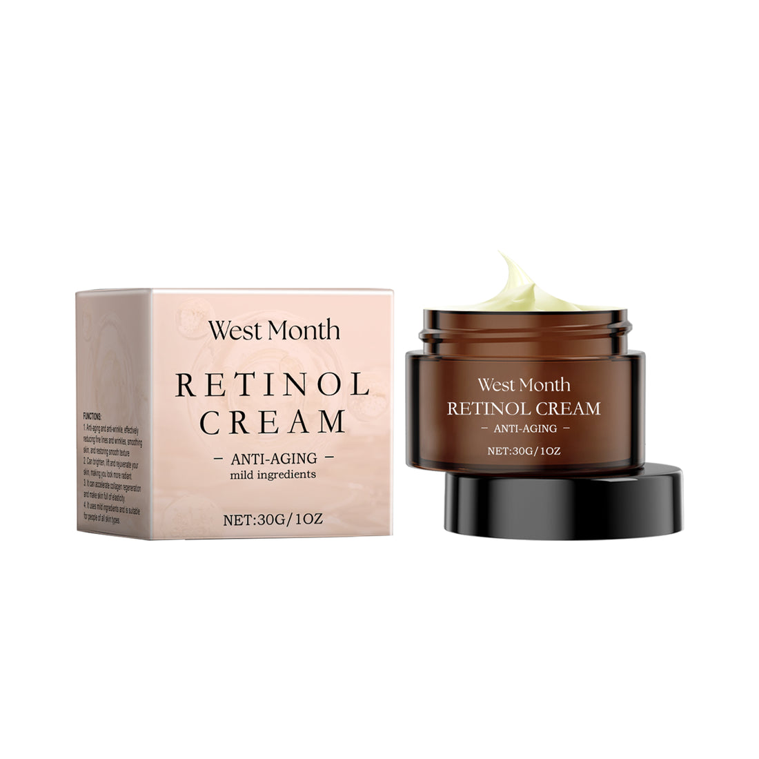 Retinol Firming Cream, Facial Moisturizing Retinol Arbutin Skin Care Cream