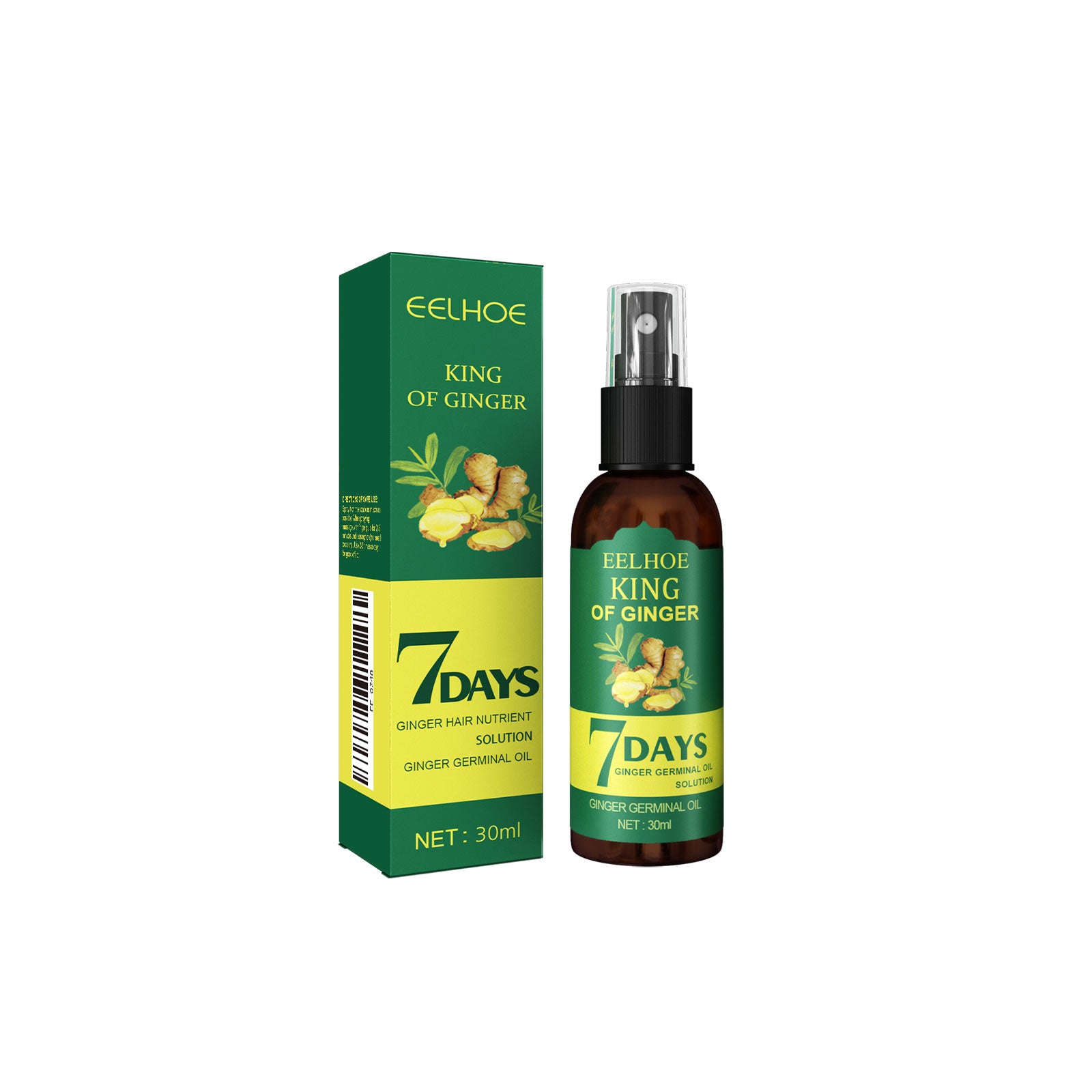 EEL Ginger Hair Spray, Strengthens Hair, Massages Scalp And Restores Hair