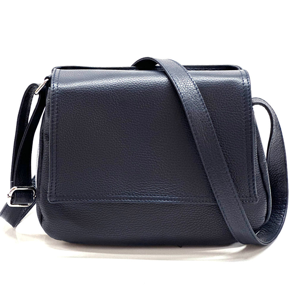 Felicità leather crossbody bag - Made In Italy