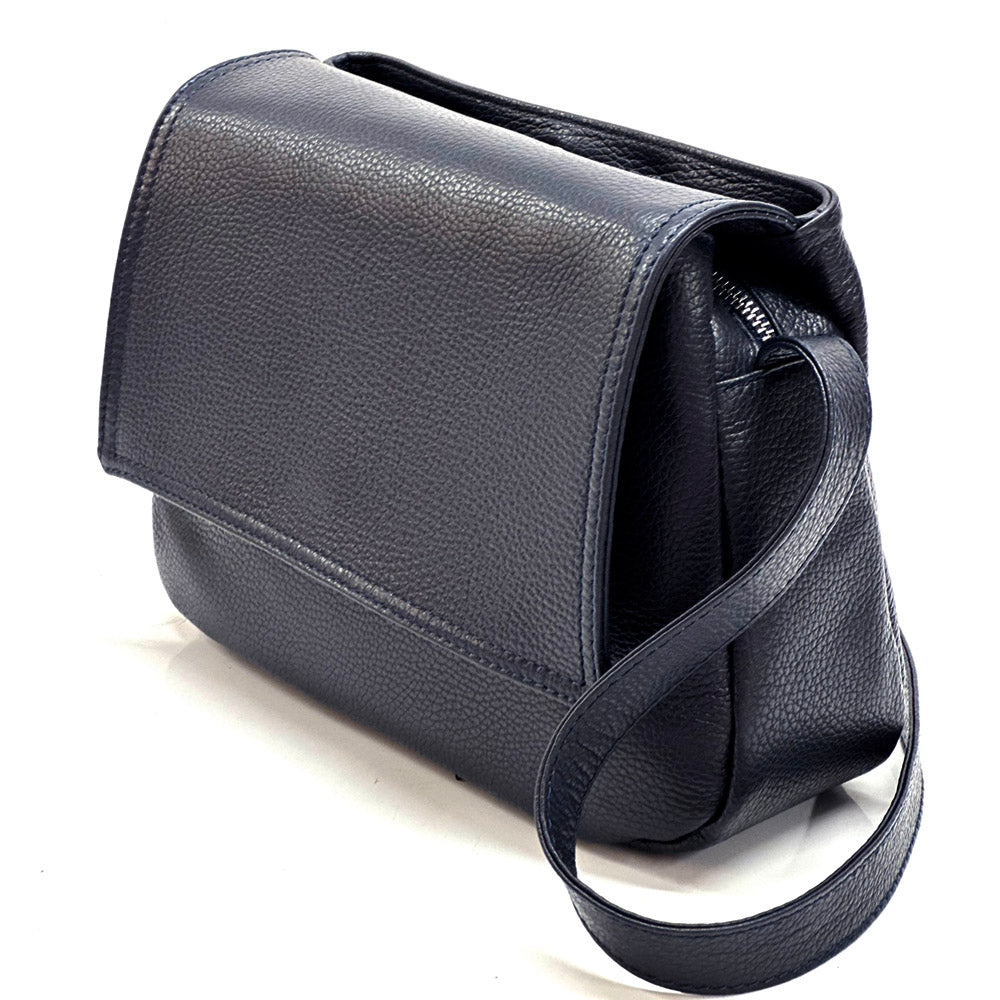 Felicità leather crossbody bag - Made In Italy