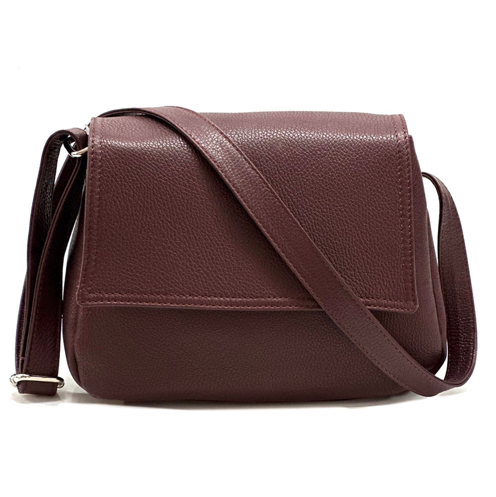 Felicità leather crossbody bag - Made In Italy