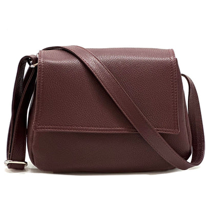 Felicità leather crossbody bag - Made In Italy