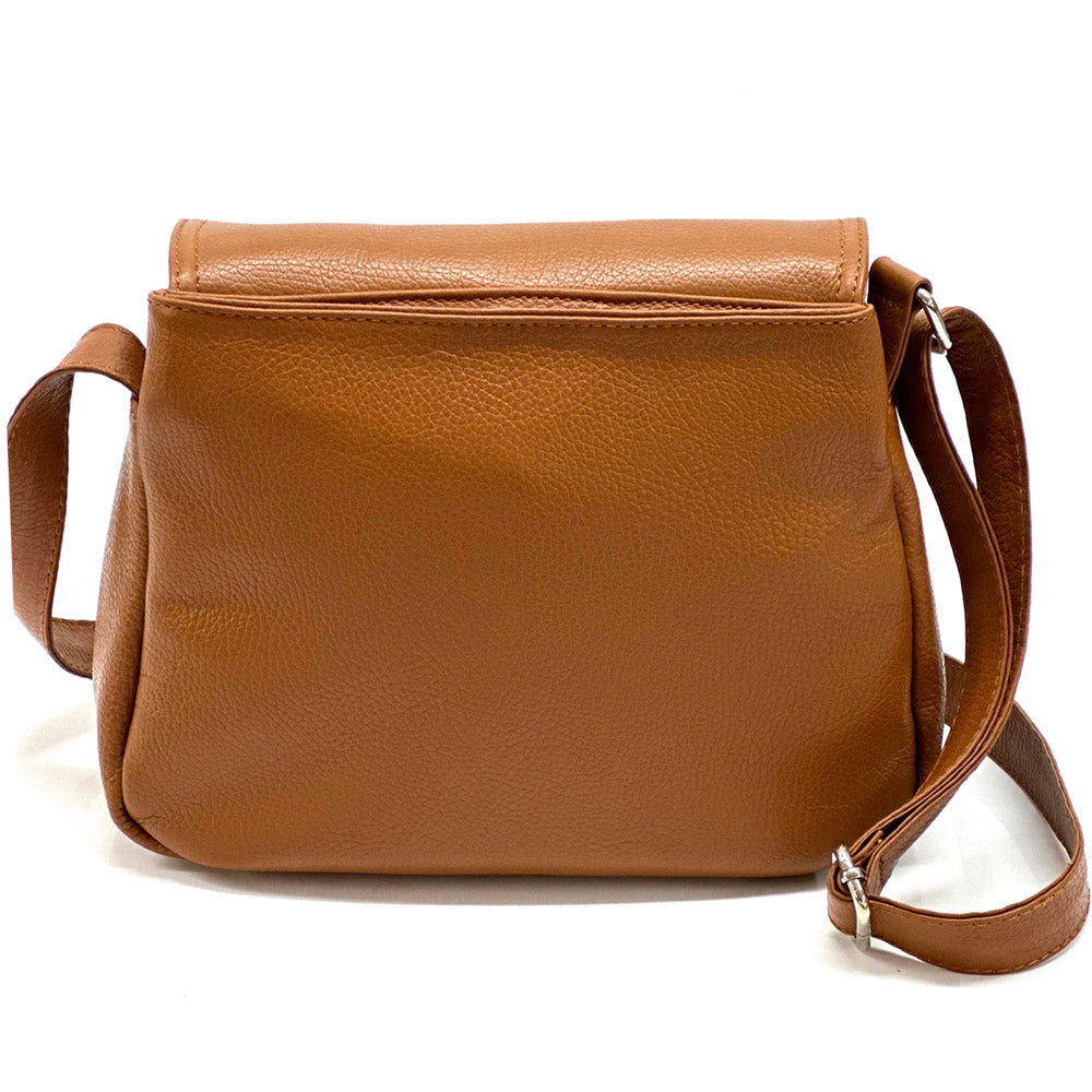 Felicità leather crossbody bag - Made In Italy