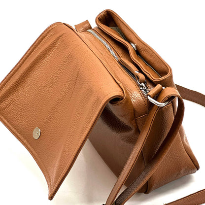 Felicità leather crossbody bag - Made In Italy