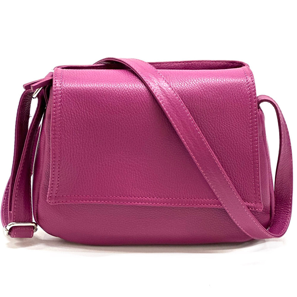 Felicità leather crossbody bag - Made In Italy