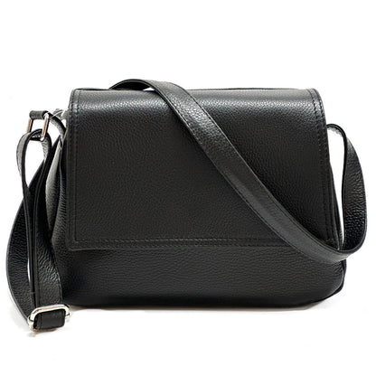 Felicità leather crossbody bag - Made In Italy