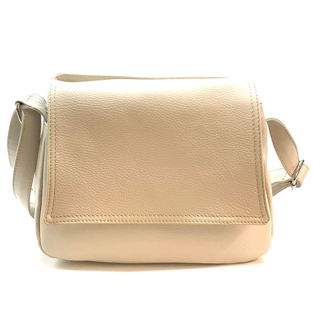 Felicità leather crossbody bag - Made In Italy